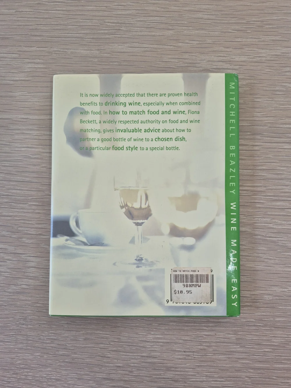 How to Match Food and Wine - Green Cover